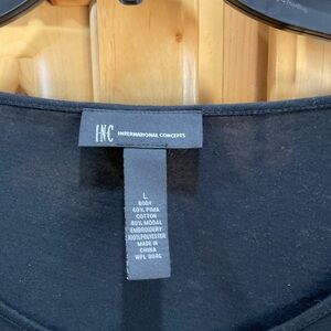 INC International Concepts Black Midi Dress